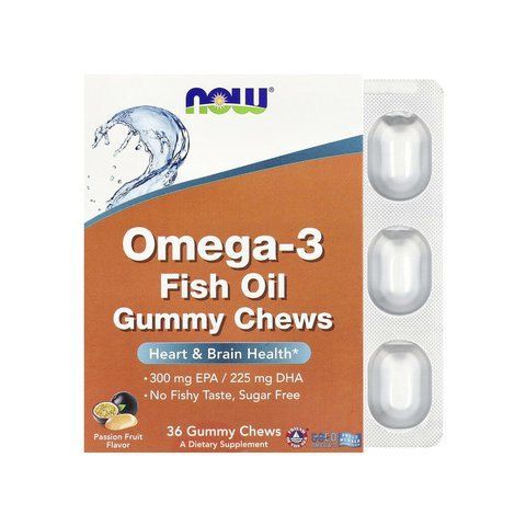 Omega-3 Fish Oil - 36 Gummy Chews 31683 фото