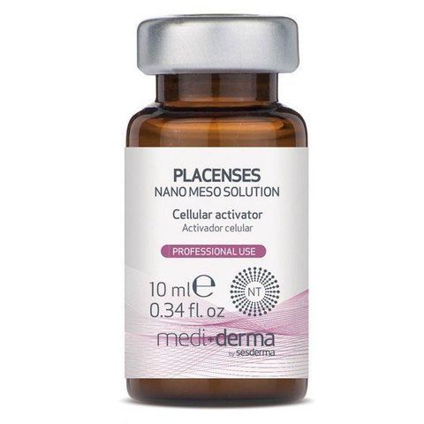 Сироватка з екстрактом плаценти NANO MESO SOLUTIONS Placenses Medi+derma, 5х10 мл 40000572 фото