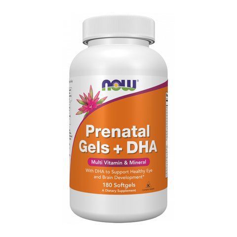Prenatal Gels + DHA - 180 softgels 29767 фото
