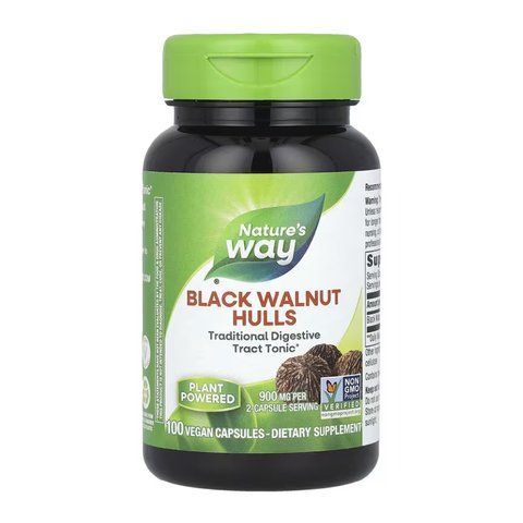 Black Walnut Hulls - 100 vcaps 23585 фото