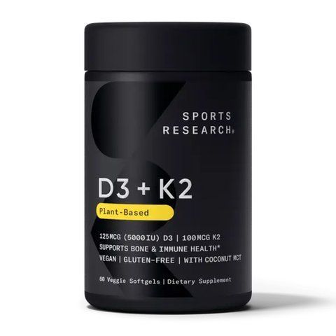 Vegan D3 5000iu + Vitamin K2 100mcg - 60 softgels 29167 фото