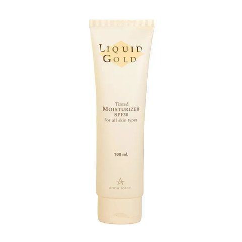 Денний крем із легким тоном Потрійний ефект SPF 30 Liquid Gold Tinted Moisturizing SPF 30 Anna Lotan, 100 мл AL302LG фото